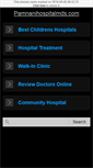 Mobile Screenshot of pamnanihospitalmds.com